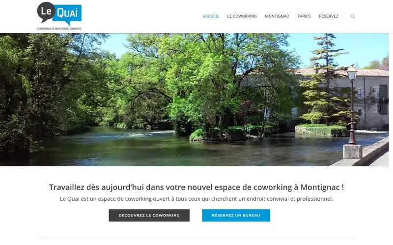 Le Quai : Photo de l'espace de coworking situé 2 Avenue Des Aveneaux à Montignac Charente (16330) Le Quai : Photo de l'espace de coworking situé 2 Avenue Des Aveneaux à Montignac Charente (16330)