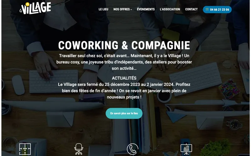 Le Village Coworking & Compagnie : Photo de l'espace de coworking situé 5 Rue Saint-Thomas à Nimes (30000) Le Village Coworking & Compagnie : Photo de l'espace de coworking situé 5 Rue Saint-Thomas à Nimes (30000)