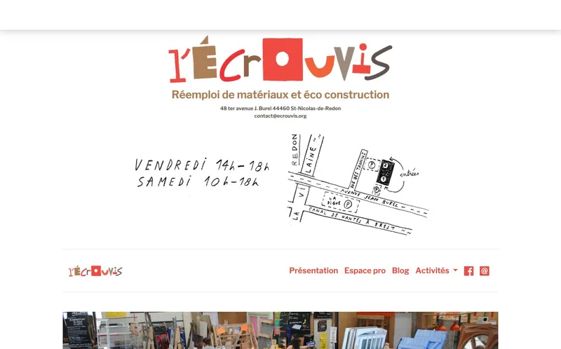 L'Ecrouvis : Photo du tiers lieu situé 48 Ter Avenue Jean Burel à Saint Nicolas De Redon (44460)