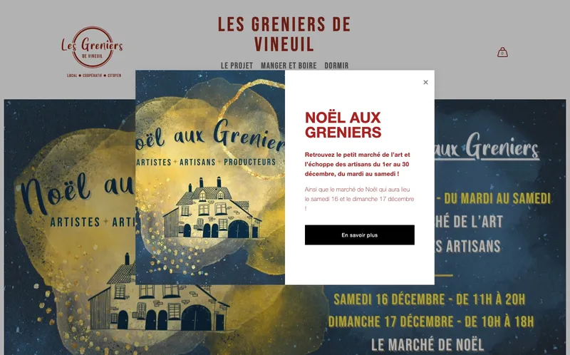 Les Greniers De Vineuil Vineuil : Photo de l'espace de coworking situé 118 Route De Chambord à Vineuil (41350)