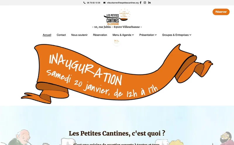 Les Petites Cantines Villeurbanne : Photo du tiers lieu situé 10 Rue Jubin à Villeurbanne (69100)