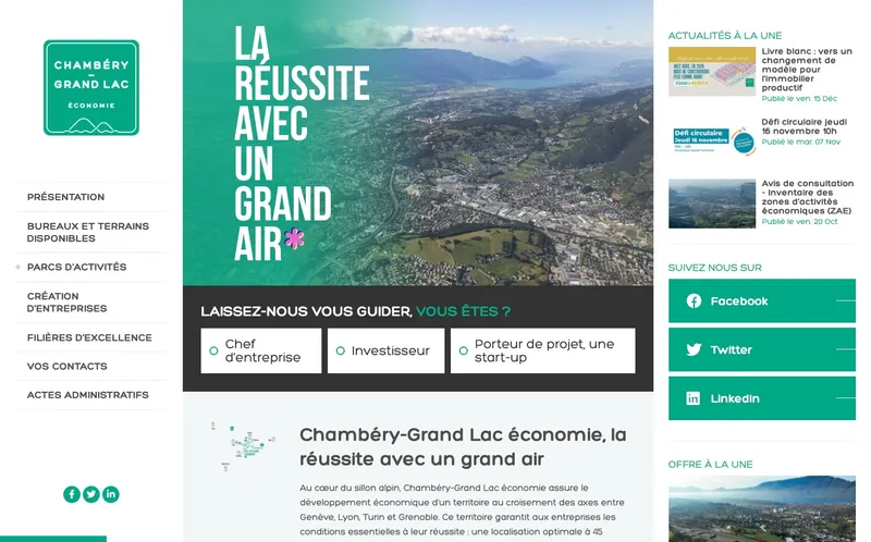 Pepiniere Base Academie Savoie Technolac : Photo de la pépinière d'entreprises situé Savoie Technolac - 17 Rue Du Lac Saint André à Le Bourget Du Lac (73370)