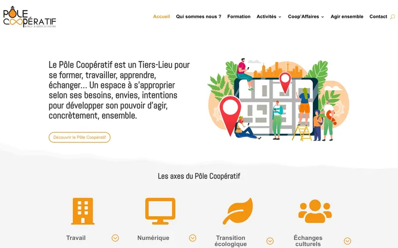 Pole Cooperatif : Photo de l'espace de coworking situé 12 Avenue Victor Hugo à Revigny Sur Ornain (55800)