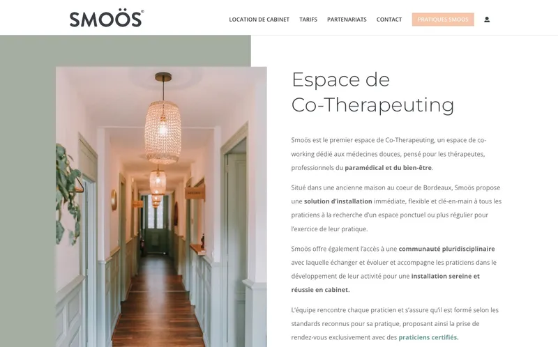 Smoos : Photo du tiers lieu situé 137 Cours De L'Yser à Bordeaux (33800)