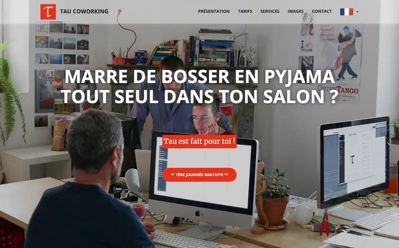 Tau Coworking Toulouse : Photo de l'espace de coworking situé 18 Place De La Daurade à Toulouse (31300)