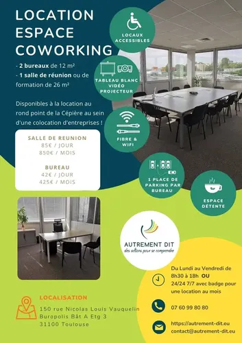 BUROPOLIS: espace de coworking à Toulouse: Photo des locaux, adresse, horaires et tarifs pour réserver un espace de travail BUROPOLIS: espace de coworking à Toulouse: Photo des locaux, adresse, horaires et tarifs pour réserver un espace de travail